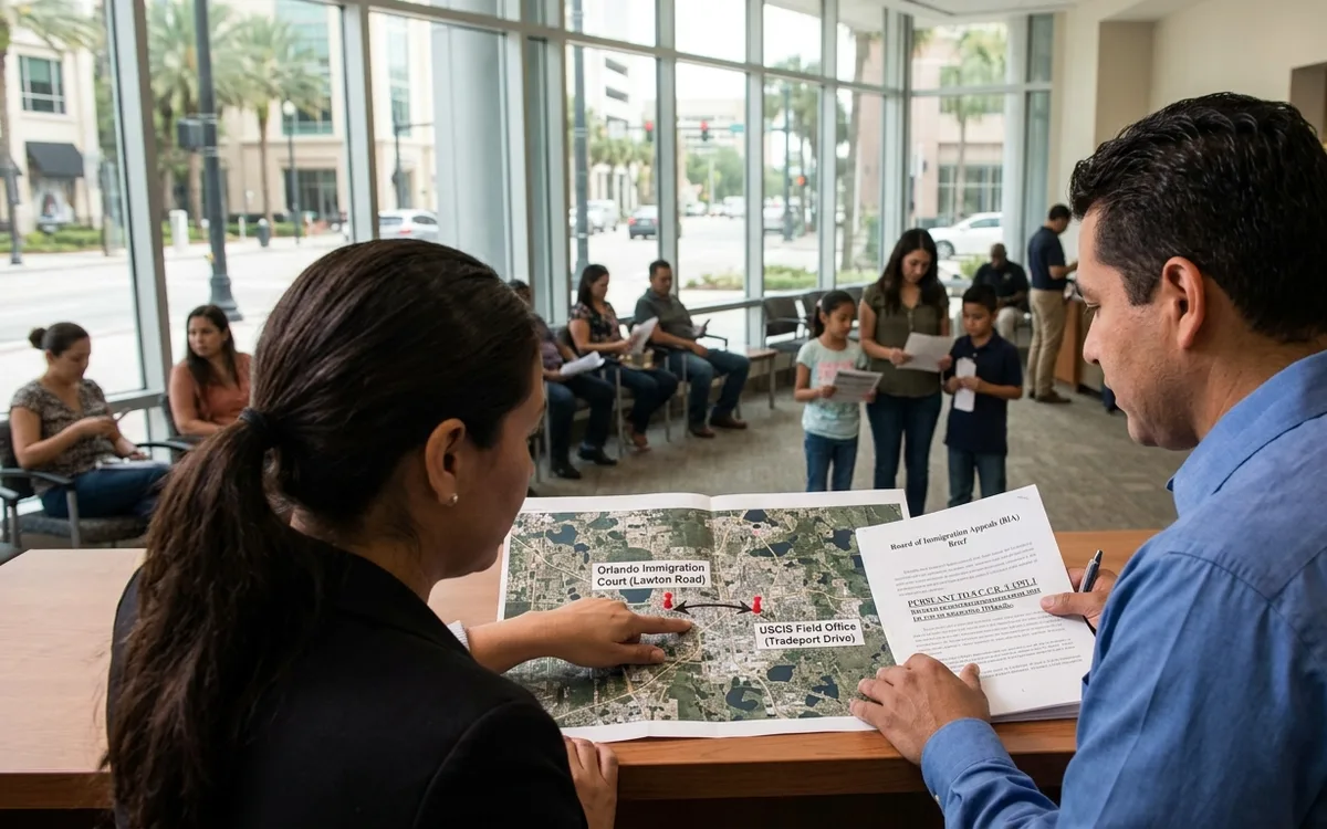 immigration attorney downtown Orlando — illustration