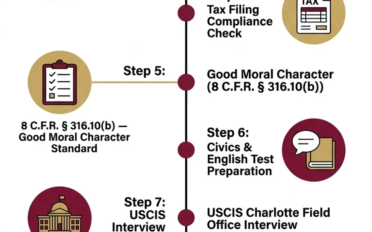 naturalization and citizenship attorney — infographic