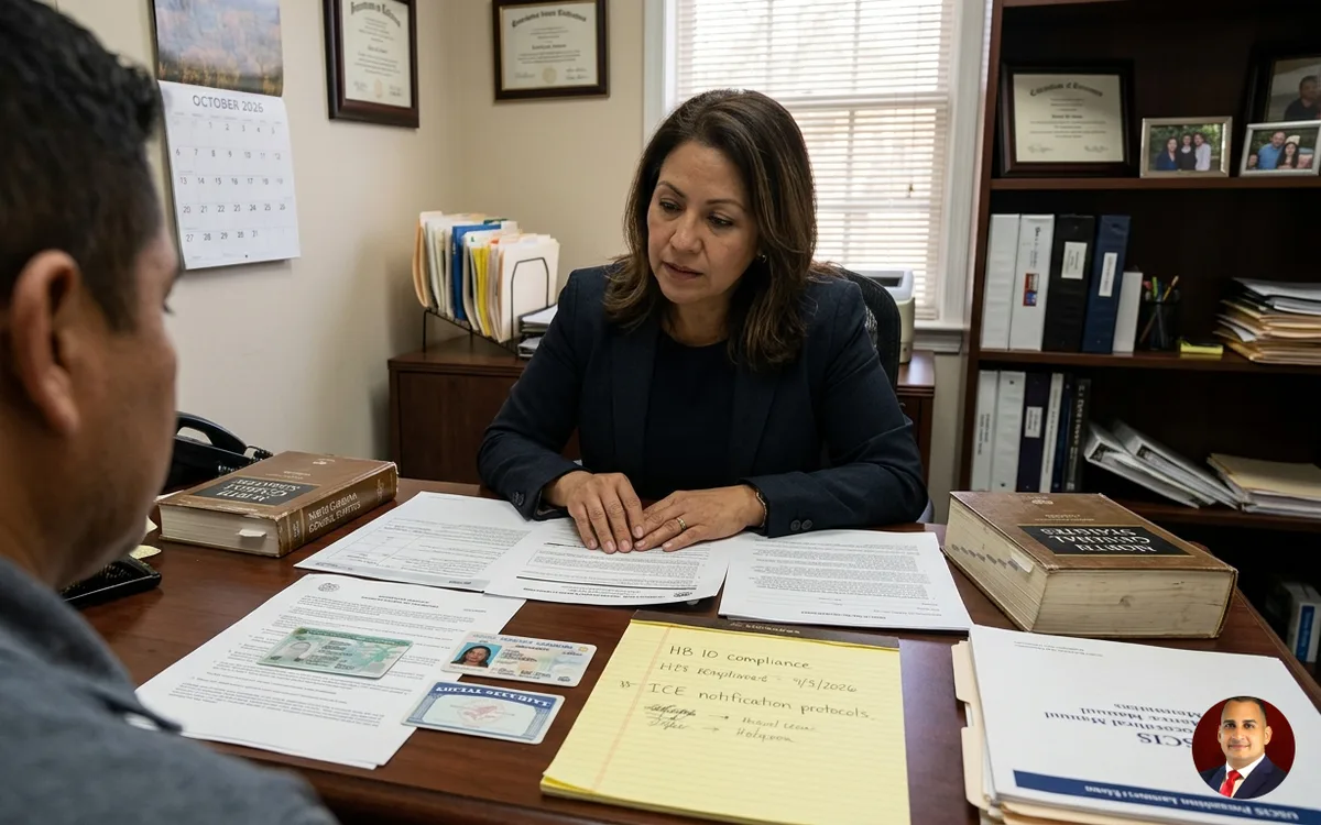 What increased ICE enforcement means for immigrants in NC in 2026 — illustration
