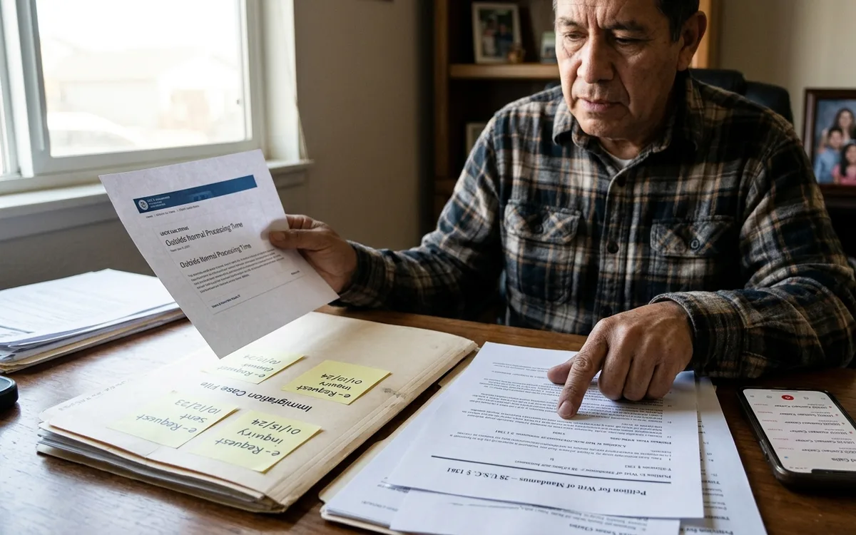 tiempo de procesamiento uscis — illustration