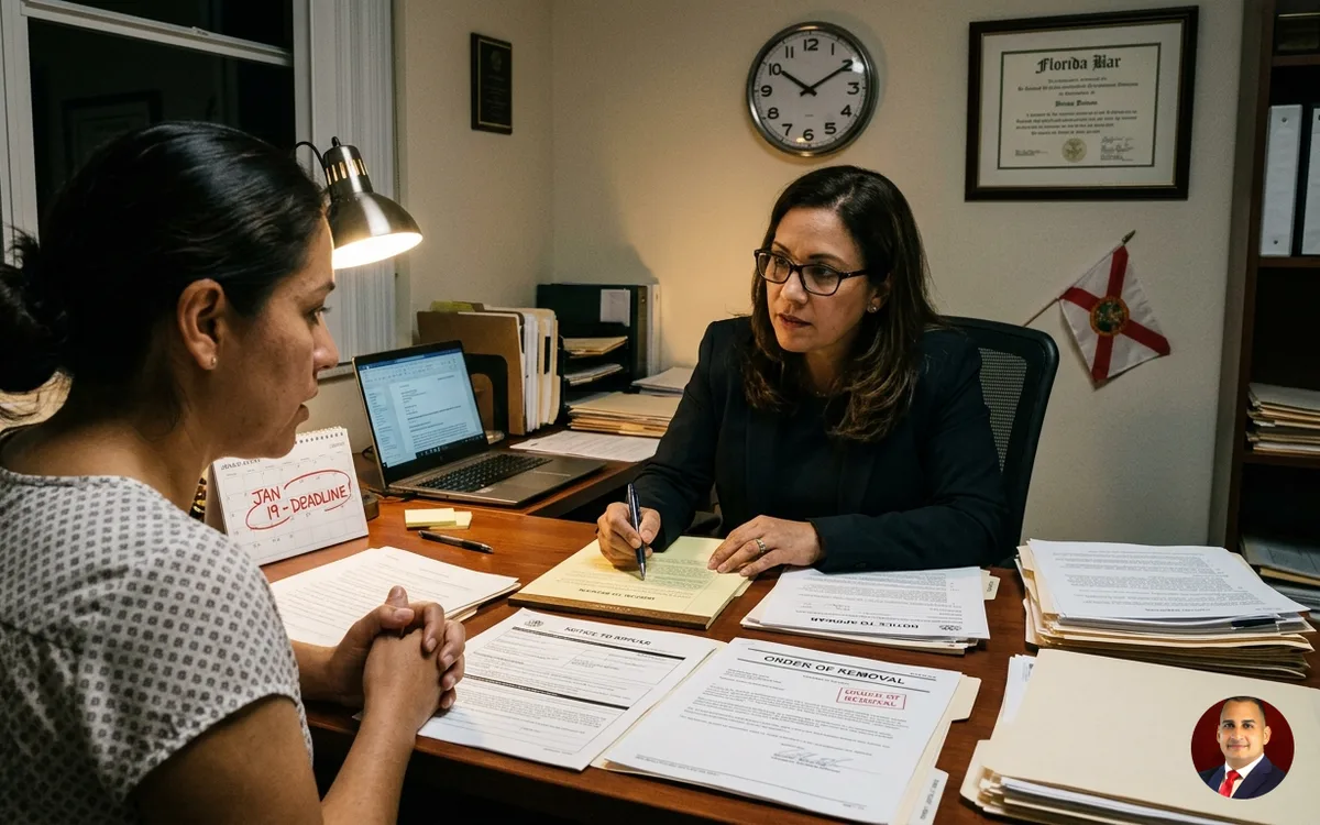 Afraid to Go to Immigration Court? Your Rights in Florida — illustration