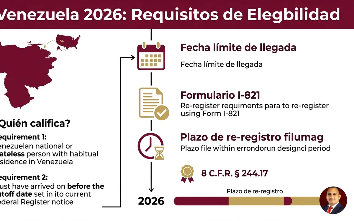TPS venezuela requisitos 2026 — infographic