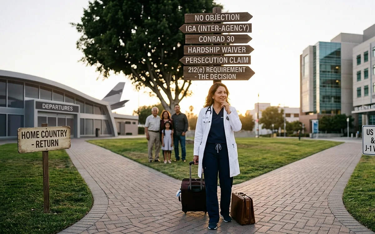 J-1 exchange visitor visa attorney — illustration