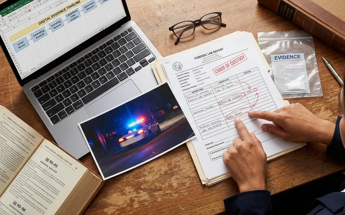 drug conviction consequences and defense options in NC — illustration