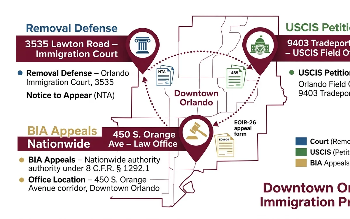 immigration attorney downtown Orlando — infographic