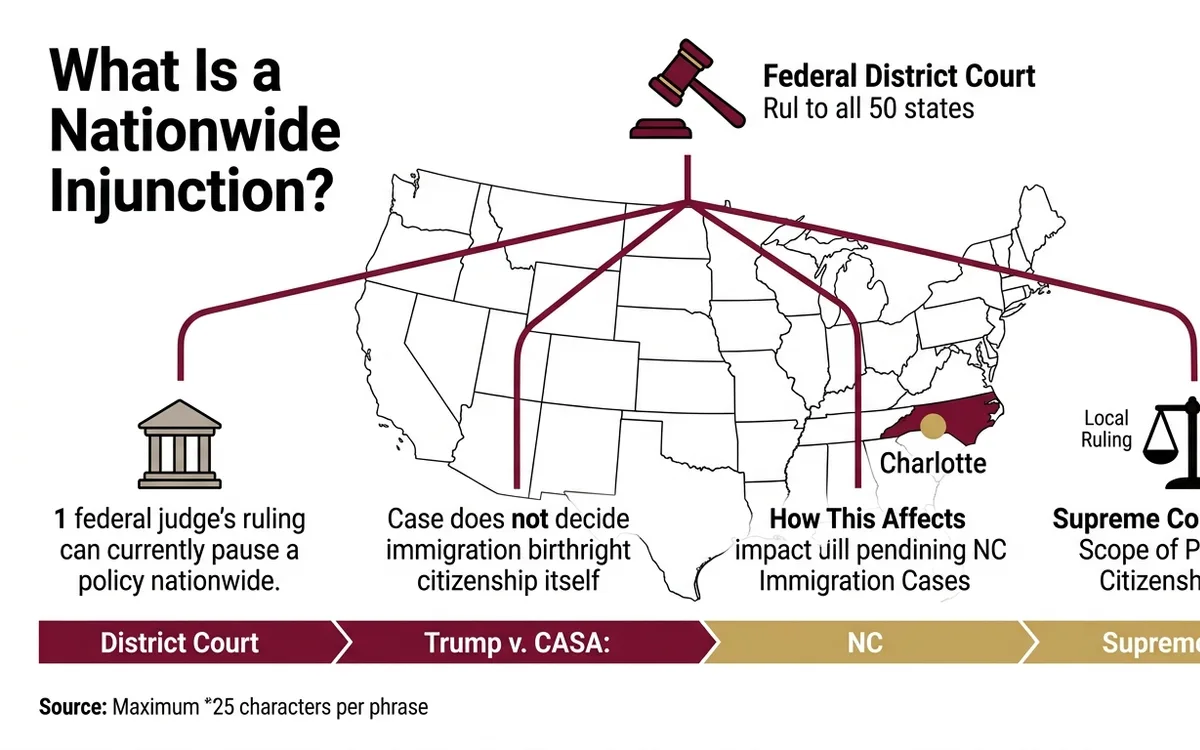 What the Supreme Court's Citizenship Case Means for NC Families — infographic