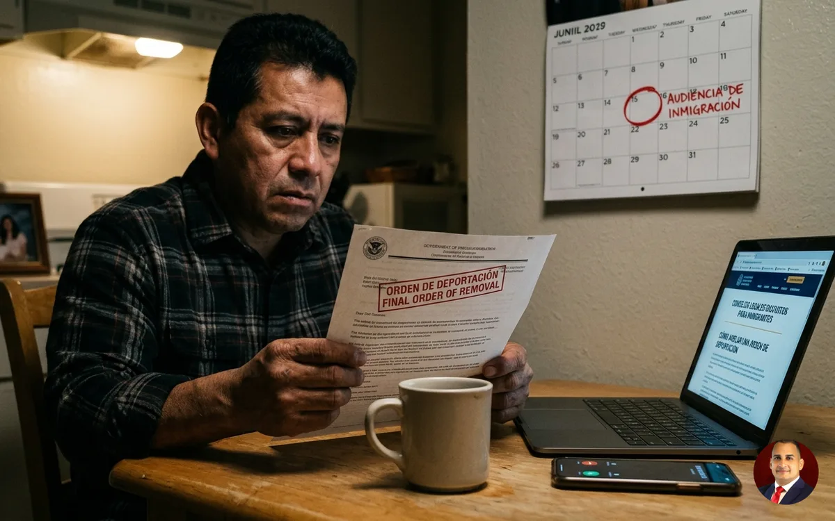 Si Falta a la Corte de Inmigración: Sus Derechos y Próximos Pasos — illustration
