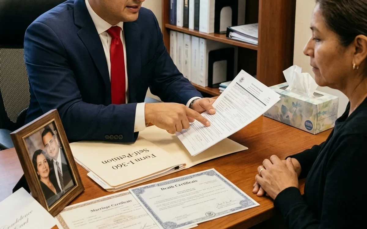 Widow(er) immigrant visa attorney
