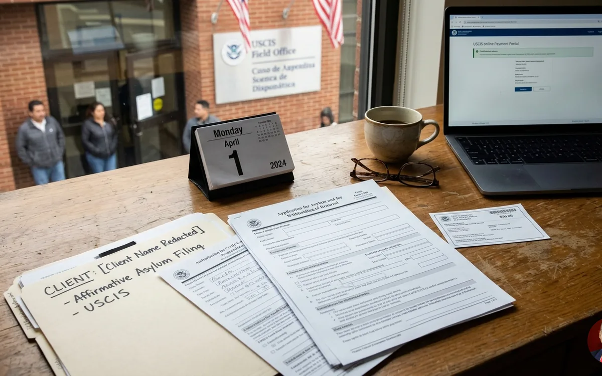 uscis asylum fee payment