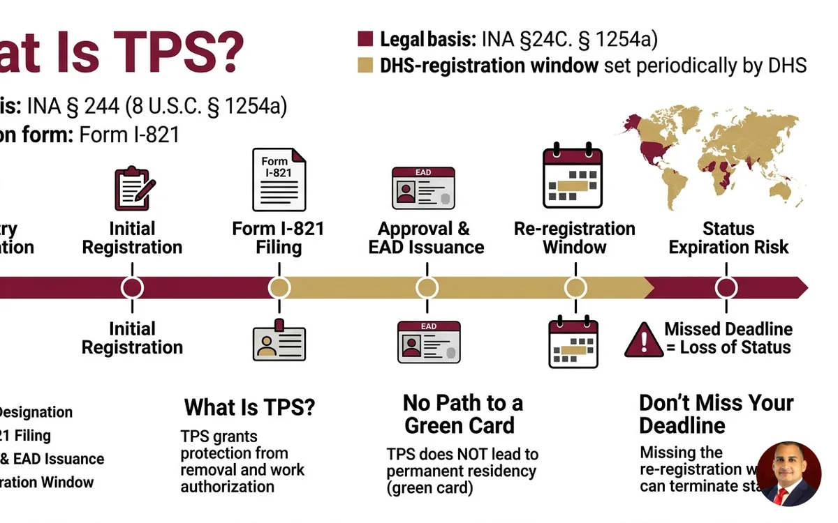 estatus de protección temporal TPS abogado — infographic