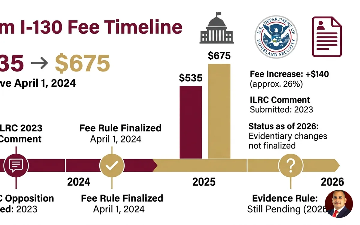 Proposed I-130 Changes: What Florida Immigrant Families Should Know — infographic